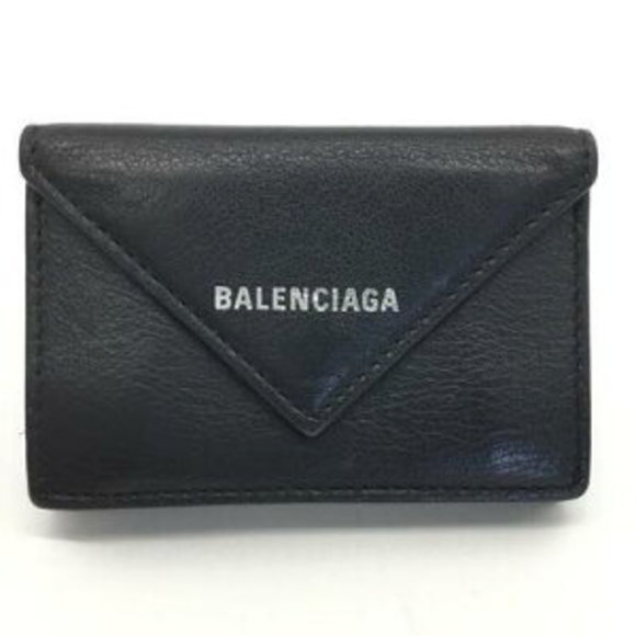 BALENCIAGA Wallet Tri Black - Picture 1 of 7